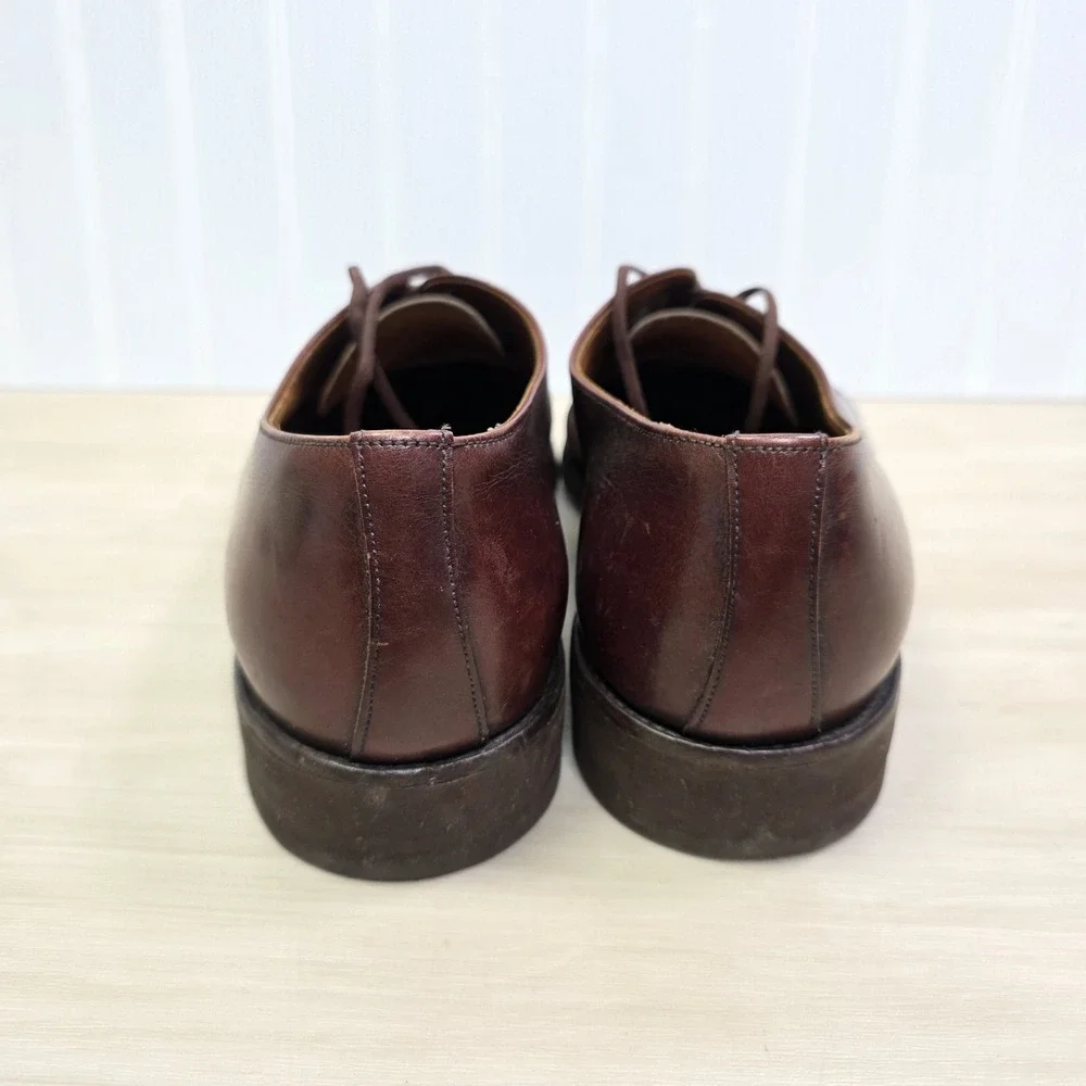 Brooks Brothers English Men's Brown Leather Derby Shoes Lace Up Size 11‎ US